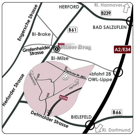 Anfahrt per Autobahn